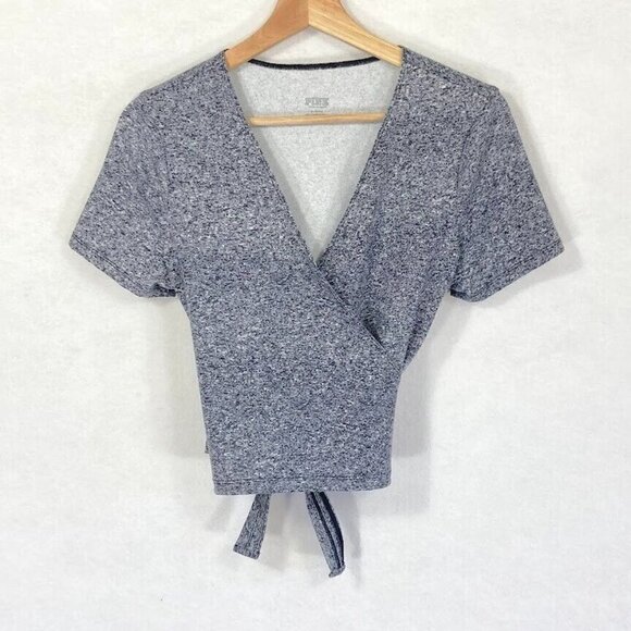 Victoria's Secret Tops - NWT Pink Victoria's Secret Ultimate Wrap Short Sleeve Top Med